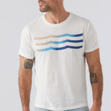 Gradient Wave Sunset Tee
