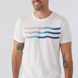Gradient Wave Sunset Tee