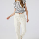 Jolie Stripe Keyhole Tank