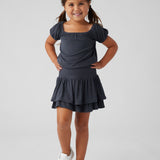 Kids Rib Tier Skirt