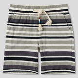 Kids Black/White Stripe Short