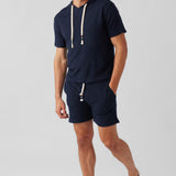Loop Terry Short Sleeve Hoodie