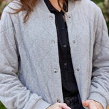 Quilted Bomber Jacket