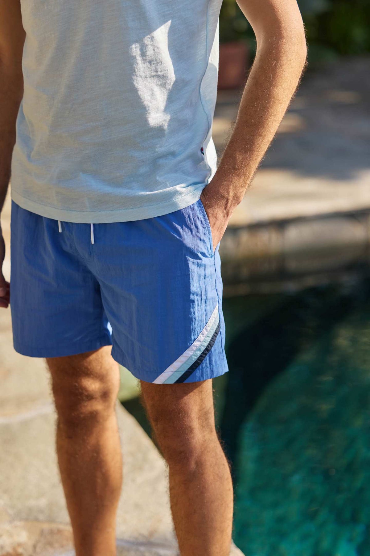 Sol Angeles Mens Essential Short in Heather