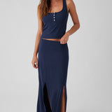 Rib Henley Tank