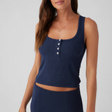 Rib Henley Tank