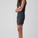 Rib Ruched Dress
