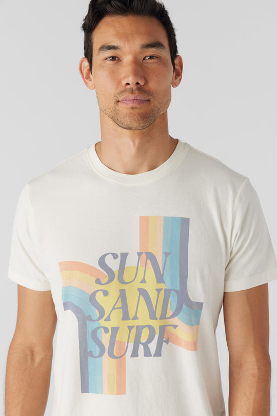 Mens Sun Surf Sunset Tee Sol