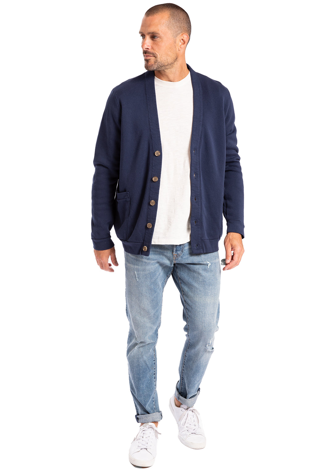 Terry cardigan online